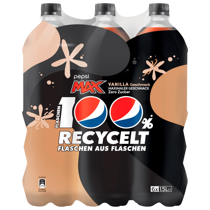 Pepsi Max Vanilla 6x1,5l